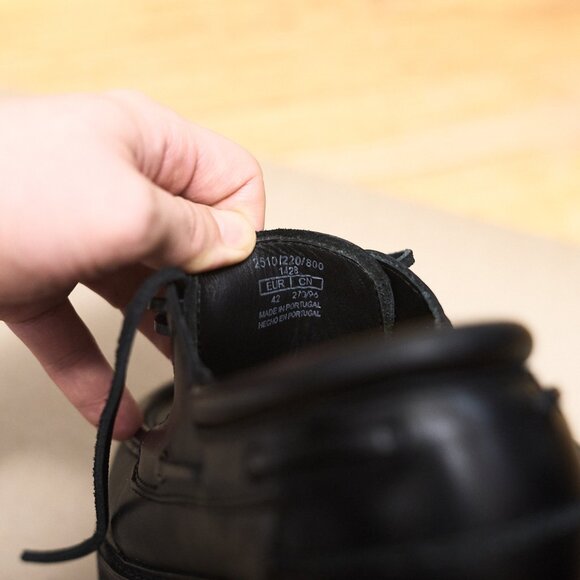 Zara men's vibram leather deck shoes size 9 - Picture 7 of 7